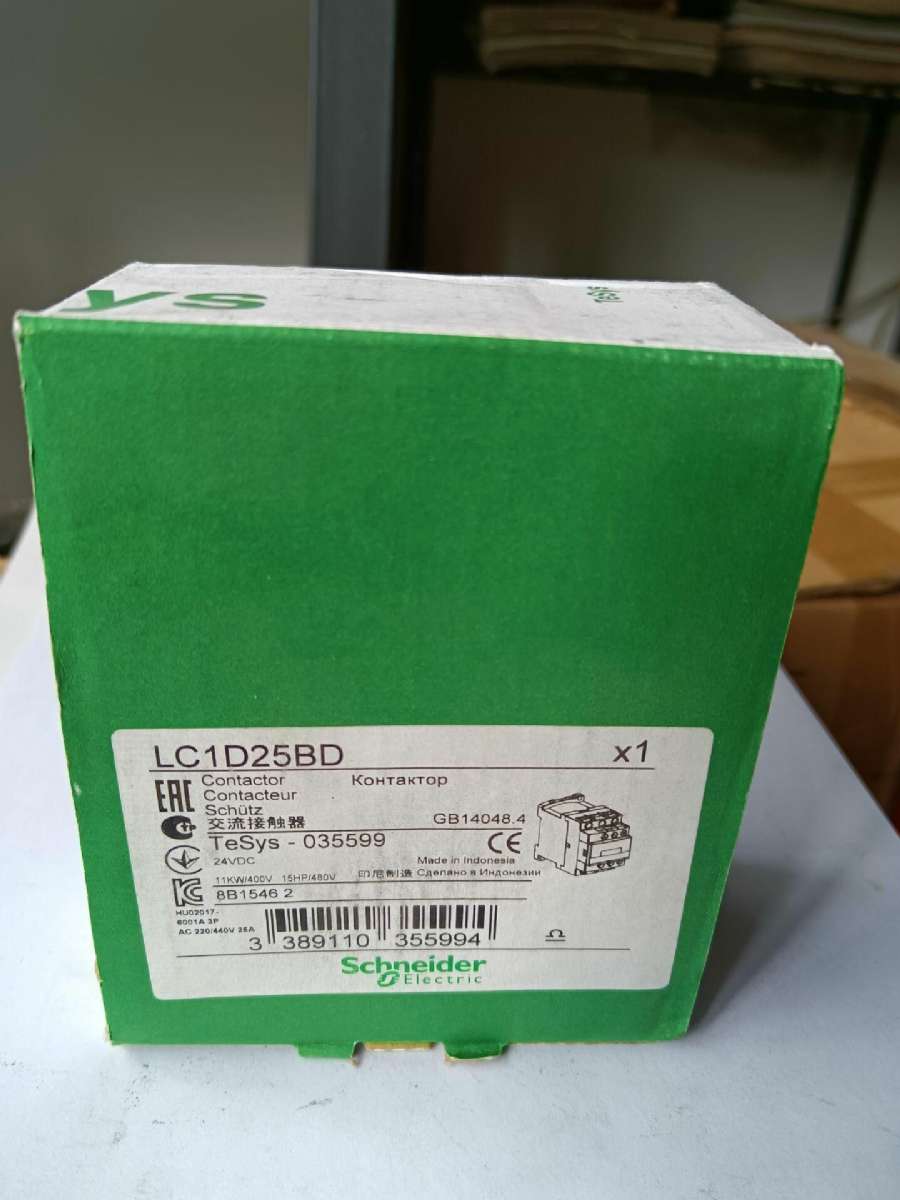 SCHNEIDER 接触器 LC1D25BD