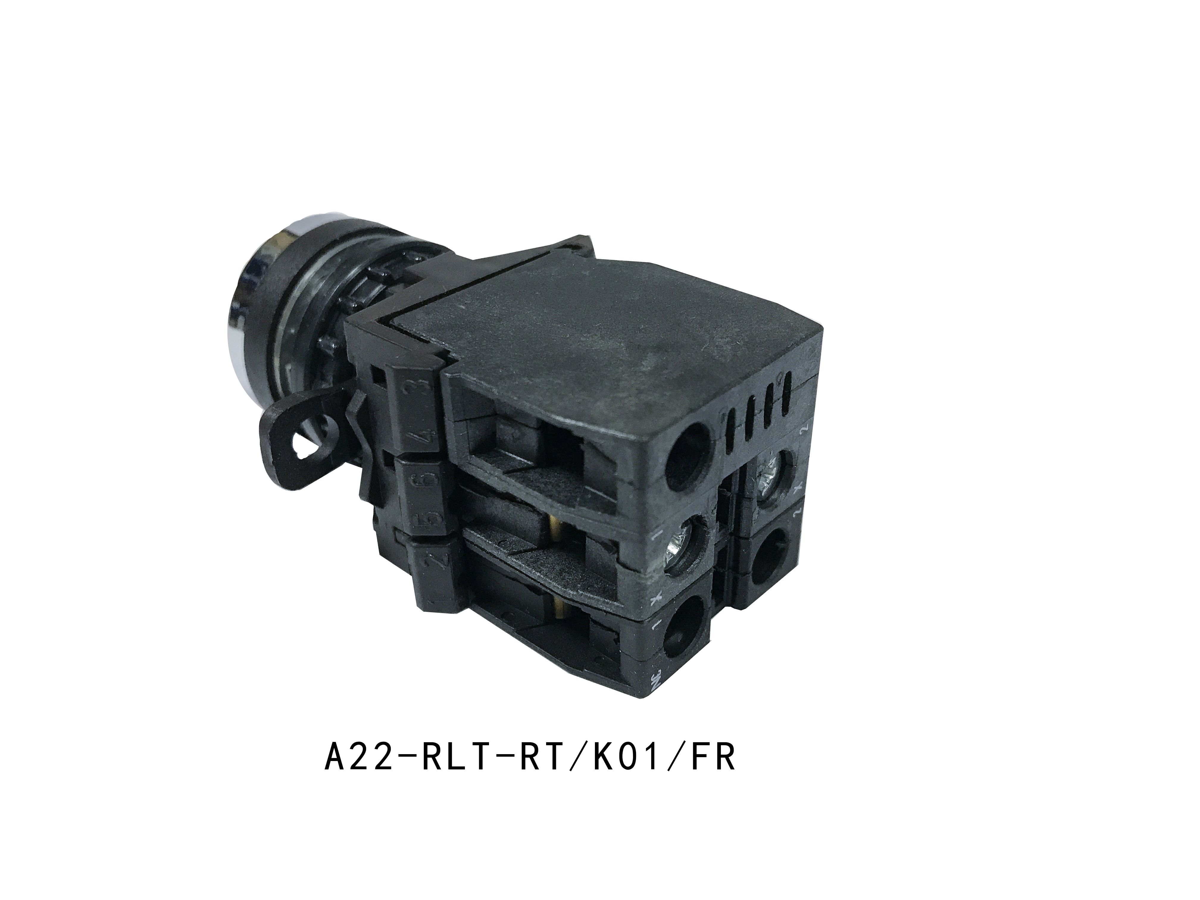 【伊顿穆勒】平头带灯按钮 A22-RLT-RT/K01/FR